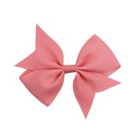 Fashion 40-color Solid Color Bow Ribbed Ribbon Fishtail Hairpin Hair Accessory sku image 27