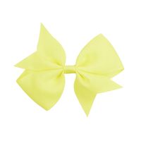 Fashion 40-color Solid Color Bow Ribbed Ribbon Fishtail Hairpin Hair Accessory sku image 32