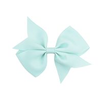 Fashion 40-color Solid Color Bow Ribbed Ribbon Fishtail Hairpin Hair Accessory sku image 34