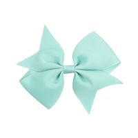 Fashion 40-color Solid Color Bow Ribbed Ribbon Fishtail Hairpin Hair Accessory sku image 35