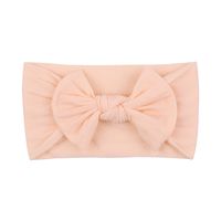 New Baby Headwear Soft Knotted Bowknot Nylon Wide Headband sku image 7