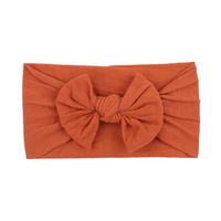 New Baby Headwear Soft Knotted Bowknot Nylon Wide Headband sku image 17