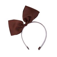 European And American New Children's Hair Accessories Large Solid Color Hair Band sku image 4