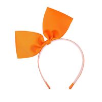 European And American New Children's Hair Accessories Large Solid Color Hair Band sku image 10