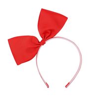 European And American New Children's Hair Accessories Large Solid Color Hair Band sku image 13