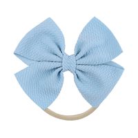 Cute Solid Color Cloth Bowknot Hair Tie 1 Piece sku image 8