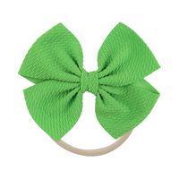 Cute Solid Color Cloth Bowknot Hair Tie 1 Piece sku image 21