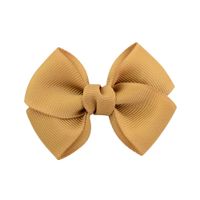 Fashion Children's Bow Hairpin Headdress Solid Color Flower Multicolor Hairpin sku image 3