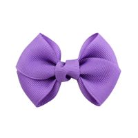 Fashion Children's Bow Hairpin Headdress Solid Color Flower Multicolor Hairpin sku image 6