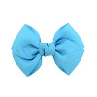 Fashion Children's Bow Hairpin Headdress Solid Color Flower Multicolor Hairpin sku image 8