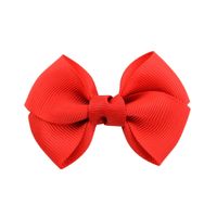 Fashion Children's Bow Hairpin Headdress Solid Color Flower Multicolor Hairpin sku image 13