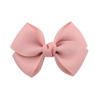 Fashion Children's Bow Hairpin Headdress Solid Color Flower Multicolor Hairpin sku image 17