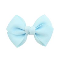 Fashion Children's Bow Hairpin Headdress Solid Color Flower Multicolor Hairpin sku image 18
