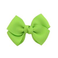 Fashion Children's Bow Hairpin Headdress Solid Color Flower Multicolor Hairpin sku image 21