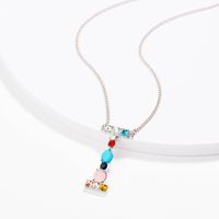 New Simple Fashion Exquisite Diamond English Letter Necklace Wholesale sku image 9