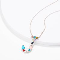 New Simple Fashion Exquisite Diamond English Letter Necklace Wholesale sku image 10