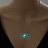 Creative Luminous Pendant Accessories Personality Copper Necklace sku image 1