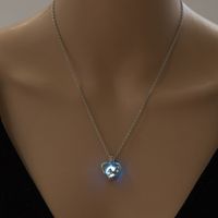 Creative Luminous Pendant Accessories Personality Copper Necklace sku image 2