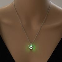 Creative Luminous Pendant Accessories Personality Copper Necklace sku image 3