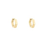 Simple Fashion Geometric Stainless Steel Earrings sku image 3