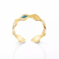 Fashion Titanium Stee Oil Dropping Ring Bracelet Earrings Jewelry sku image 2
