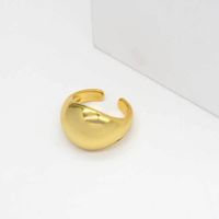 Fashion European Wide Women's Ring Brass Exaggerated Ring sku image 6