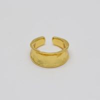 Fashion European Wide Women's Ring Brass Exaggerated Ring sku image 4