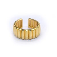 Fashion European Wide Women's Ring Brass Exaggerated Ring sku image 5
