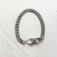 14k Gold Unfading Twist Chain Bracelet Fashion Simple Titanium Steel Lock Bracelet Female sku image 2