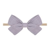 Fashion Slub Cotton Bow Headband Nylon Baby Headband Children's Hair Accessories sku image 10