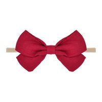 Fashion Slub Cotton Bow Headband Nylon Baby Headband Children's Hair Accessories sku image 12