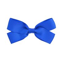 Fashion Children's Hair Accessories Ribbed Bow Hairpin 20-color Solid Color Side Clip sku image 7
