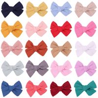 Fashion Children's Hair Accessories European And American Bow-knot Hairpin sku image 1