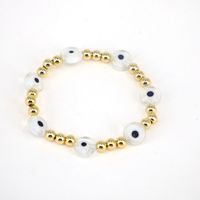 Cuentas De Cristal Europeas Y Americanas Ojos De Demonio Pulsera Moldeada Joyería De Mujer sku image 3