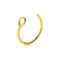 Simple Style Letter Copper Plating Nose Studs sku image 1