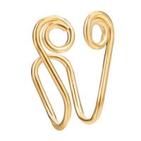 Simple Style Letter Copper Plating Nose Studs sku image 8