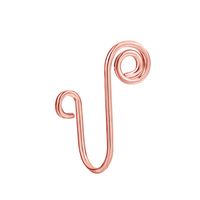 Simple Style Letter Copper Plating Nose Studs sku image 6