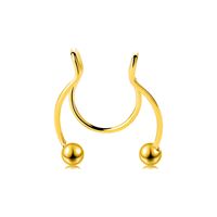 Simple Style Letter Copper Plating Nose Studs sku image 14