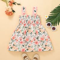 Fashion Vintage Children's Clothing Floral Printing Skirts main image 5