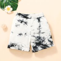 Tie-dye Kid Short-sleeved T-shirt Shorts Two-piece Children's Clothing Suit main image 5