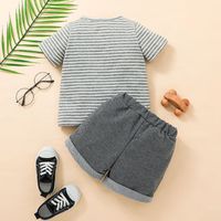Spring And Summer Children's Boys Sportswear Shorts Two-piece Suit main image 5
