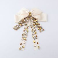 Fashion Rhinestones Long Full Diamond Bow Hairpins Hair Accessories main image 5