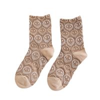 2021 New Style Retro Literary Small Floral Ethnic High-top Combed Cotton Socks Wholesale main image 6