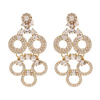 Exaggerated Geometric Hollow Fashion Personality Temperament Earrings main image 3