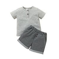 Frühling Und Sommer Kinder Jungen Sportswear Shorts Zweiteiliger Anzug sku image 9