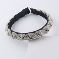 New Fashion Full Diamond Sponge Diamond Geometric Headband sku image 1