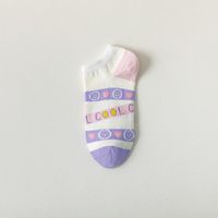 Chaussettes En Coton De Marée Mignonne De Bande Dessinée De La Série Rose Des Femmes D'été sku image 4