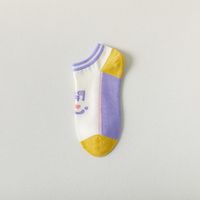 Chaussettes En Coton De Marée Mignonne De Bande Dessinée De La Série Rose Des Femmes D'été sku image 6