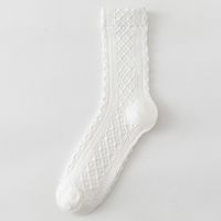 Herbst Und Winter Neue Socken Weibliche Mittelrohr Warm Eingefädelt Einfache Mitteldicke Strümpfe sku image 1