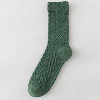 Autumn And Winter New Socks Female Mid-tube Warm Threaded Simple Mid-thickness Stockings sku image 7